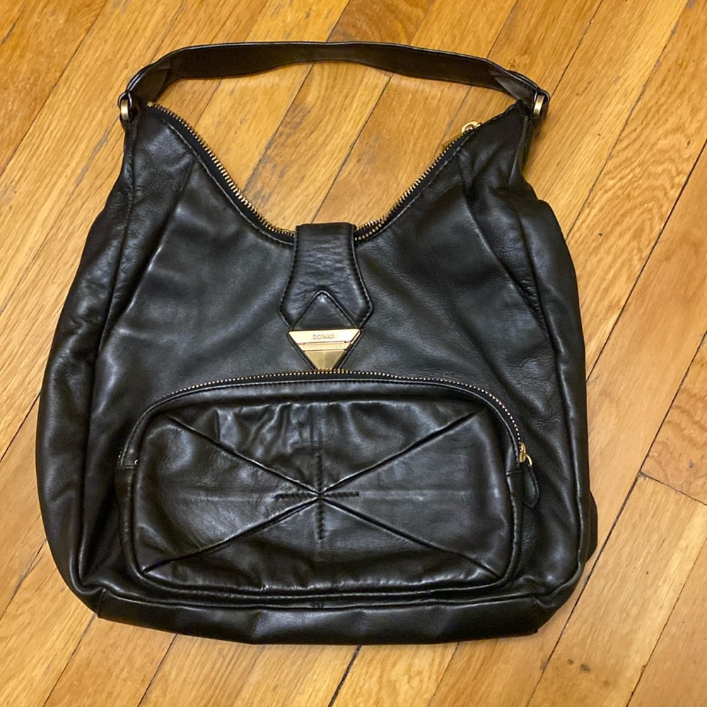 Black Leather Botkier Shoulder Bag
